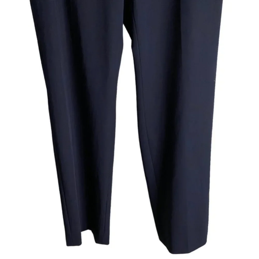 Tommy Hilfiger Women's Navy Slim Straight Pants